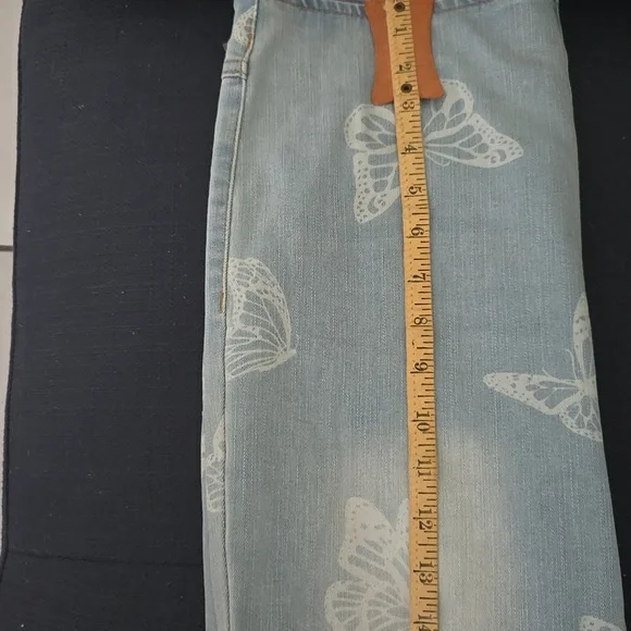 NWOT Junior No Boundaries  Light Blue Denim Bell Bottom Jeans Size M (7-9) - Picture 15 of 16